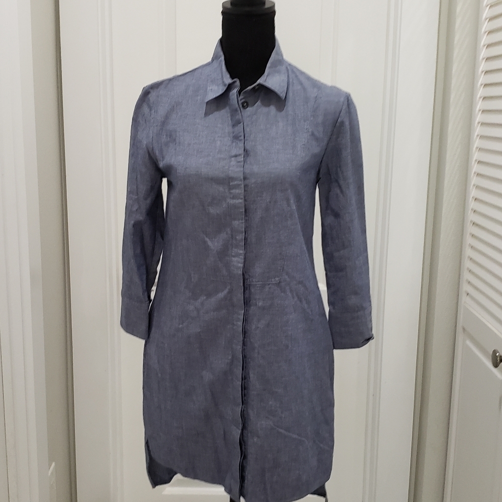 Rag and Bone Blue long shirt